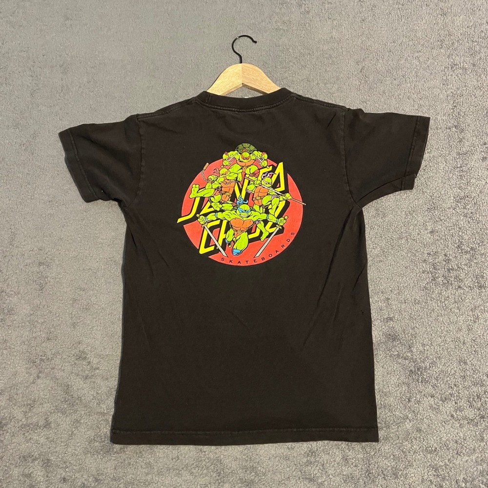 Vintage Y2K Santa Cruz x TMNT Teenage Mutant Ninja Turtles Shirt Small Skate